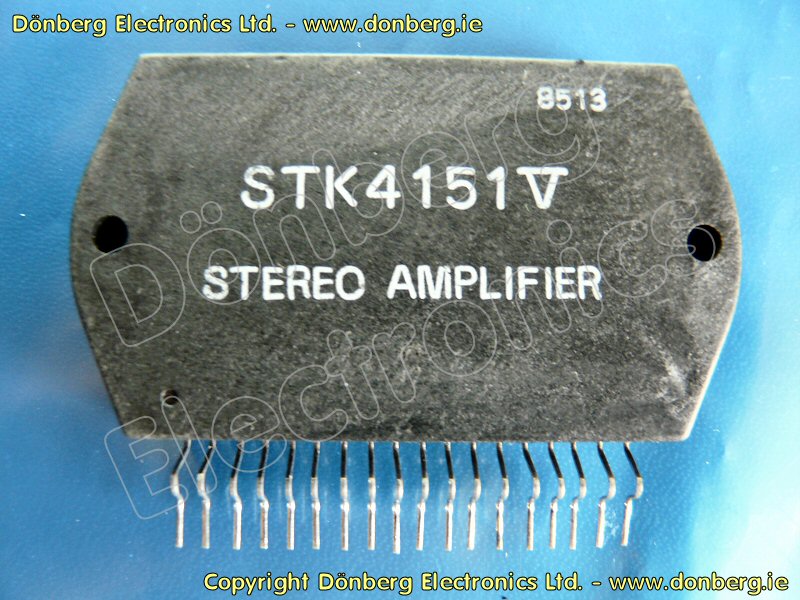 Halbleiter: STK4151-V (STK 4151-V) - 2 X 30W / 28V LEISTUNGS--VERSTÄRKER...